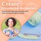 12 Pieces Set Extra-Long Crocheting Needles with Soft, Ergonomic Rubber Grips and 12 Hook Sizes - Knitting & Crochet Supplies for Beginners, Comfortable/Easy to Use